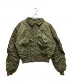 THUG CLUBサグ クラブ）の古着「24AW ギャザーアームブルゾン」｜カーキ