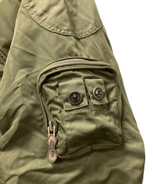 THUG CLUB（サグ クラブ）THUG CLUB (サグ クラブ) 24AW ギャザーアームブルゾン カーキ サイズ:34の古着・服飾アイテム