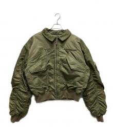 THUG CLUB（サグ クラブ）の古着「24AW ギャザーアームブルゾン」｜カーキ