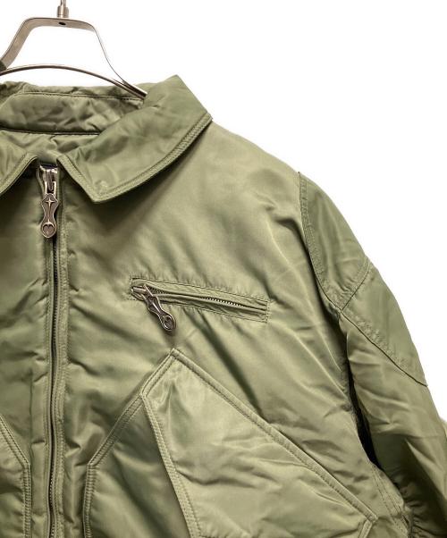 THUG CLUB（サグ クラブ）THUG CLUB (サグ クラブ) 24AW ギャザーアームブルゾン カーキ サイズ:34の古着・服飾アイテム