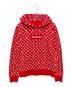 SUPREME（シュプリーム）の古着「17AW ×SUPREME Box Logo Hooded Sweatshirt/モノグラムｘボックスロゴ パーカー」｜レッド
