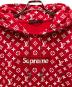 中古・古着 SUPREME (シュプリーム) LOUIS VUITTON (ルイ ヴィトン) 17AW ×SUPREME Box Logo Hooded Sweatshirt/モノグラムｘボックスロゴ パーカー レッド サイズ:XL：400000円