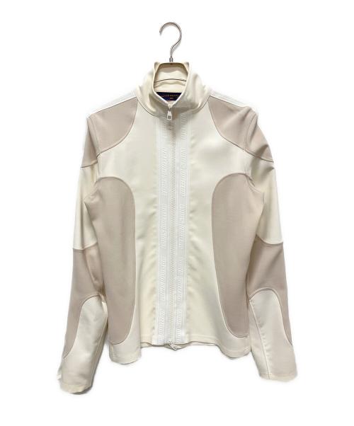 LOUIS VUITTON（ルイ ヴィトン）LOUIS VUITTON (ルイ ヴィトン) ロゴテープトラックジャケット アイボリー サイズ:Mの古着・服飾アイテム