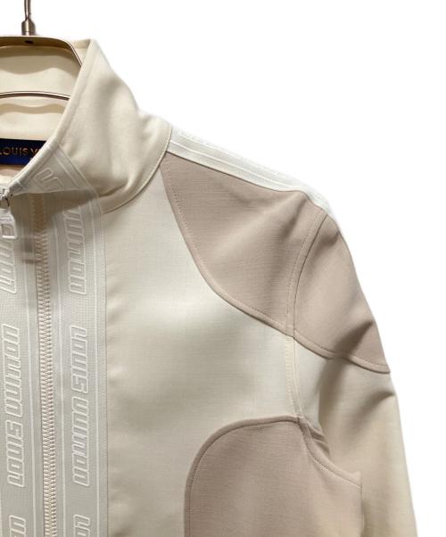 LOUIS VUITTON（ルイ ヴィトン）LOUIS VUITTON (ルイ ヴィトン) ロゴテープトラックジャケット アイボリー サイズ:Mの古着・服飾アイテム