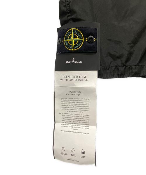 STONE ISLAND（ストーンアイランド）STONE ISLAND (ストーンアイランド) GARMENT DYED VEST/ガーメントダイ ロゴ刺繍Vネックベスト ブラック サイズ:Mの古着・服飾アイテム
