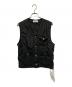 STONE ISLAND（ストーンアイランド）の古着「GARMENT DYED VEST/ガーメントダイ ロゴ刺繍Vネックベスト」｜ブラック