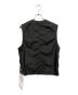 STONE ISLAND (ストーンアイランド) GARMENT DYED VEST/ガーメントダイ ロゴ刺繍Vネックベスト ブラック サイズ:M：35000円