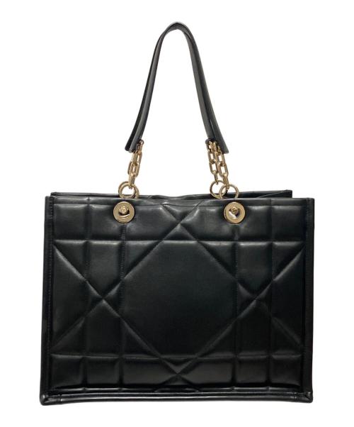 Christian Dior（クリスチャン ディオール）Christian Dior (クリスチャン ディオール) Tote Bag Essential Archi Cannageアーキカナージュチェーントートバッグ ブラック サイズ:ミディアムの古着・服飾アイテム