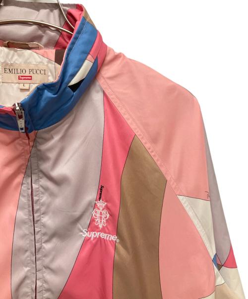SUPREME（シュプリーム）SUPREME (シュプリーム) Emilio Pucci (エミリオ プッチ) SPORT JACKET ピンク サイズ:Lの古着・服飾アイテム