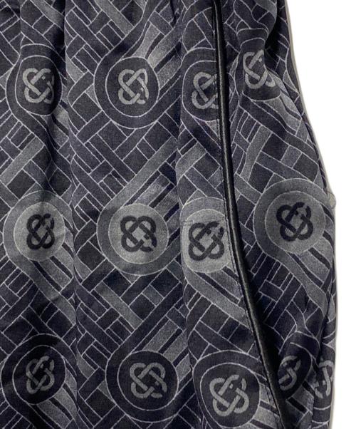 CASABLANCA（カサブランカ）CASABLANCA (カサブランカ) Silk Ping Pong Monogram Pajama Pant グレー サイズ:Sの古着・服飾アイテム