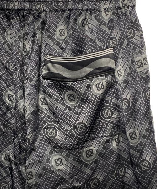 CASABLANCA（カサブランカ）CASABLANCA (カサブランカ) Silk Ping Pong Monogram Pajama Pant グレー サイズ:Sの古着・服飾アイテム