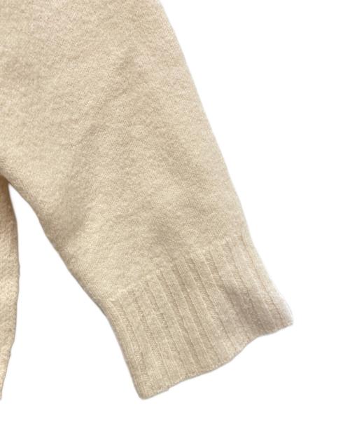 JIL SANDER（ジルサンダー）JIL SANDER (ジルサンダー) サイドスリットオーバーニット アイボリー サイズ:46の古着・服飾アイテム