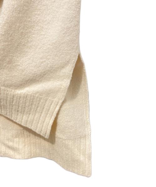 JIL SANDER（ジルサンダー）JIL SANDER (ジルサンダー) サイドスリットオーバーニット アイボリー サイズ:46の古着・服飾アイテム