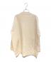 JIL SANDER (ジルサンダー) サイドスリットオーバーニット アイボリー サイズ:46：30000円