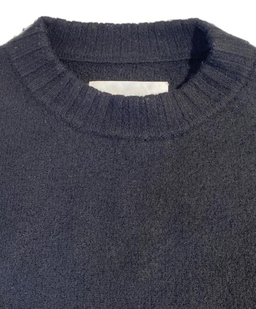 JIL SANDER（ジルサンダー）JIL SANDER (ジルサンダー) サイドスリットオーバーニット ブラック サイズ:46の古着・服飾アイテム