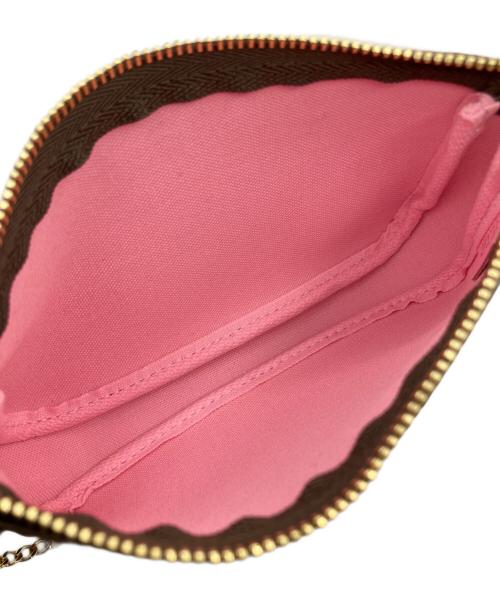 LOUIS VUITTON（ルイ ヴィトン）LOUIS VUITTON (ルイ ヴィトン) Mini Pochette Accessoires/Pre Owned ミニ・ポシェット・アクセソワール ヴィヴィエンヌ ブラウンの古着・服飾アイテム