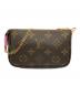 LOUIS VUITTON (ルイ ヴィトン) Mini Pochette Accessoires/Pre Owned ミニ・ポシェット・アクセソワール ヴィヴィエンヌ ブラウン：90000円