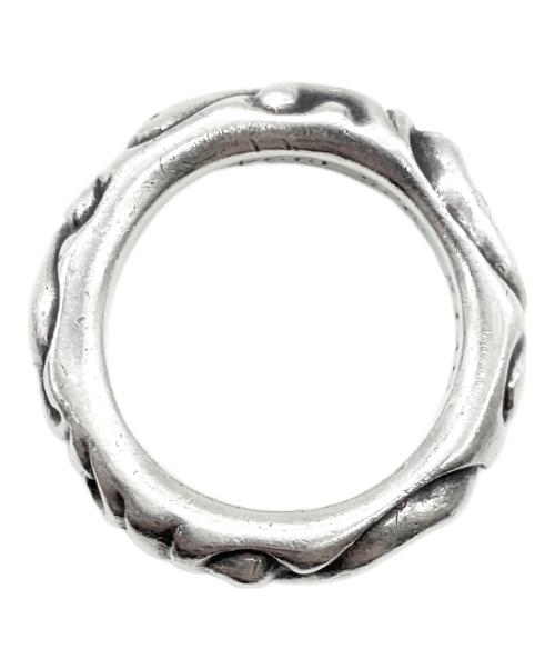 CHROME HEARTS（クロムハーツ）CHROME HEARTS (クロムハーツ) SCROLL BAND RING/スクロールバンドリング/SCRL BAND シルバー サイズ:15号の古着・服飾アイテム