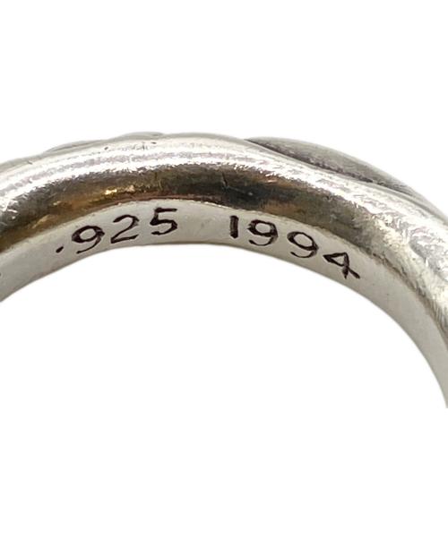 CHROME HEARTS（クロムハーツ）CHROME HEARTS (クロムハーツ) SCROLL BAND RING/スクロールバンドリング/SCRL BAND シルバー サイズ:15号の古着・服飾アイテム