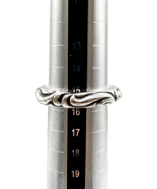 CHROME HEARTS（クロムハーツ）CHROME HEARTS (クロムハーツ) SCROLL BAND RING/スクロールバンドリング/SCRL BAND シルバー サイズ:15号の古着・服飾アイテム