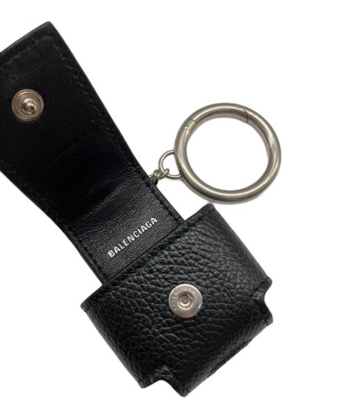 BALENCIAGA（バレンシアガ）BALENCIAGA (バレンシアガ) AirPods case/エアポッズケース/ロゴキーホルダー ブラックの古着・服飾アイテム