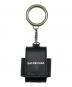 BALENCIAGA（バレンシアガ）の古着「AirPods case/エアポッズケース/ロゴキーホルダー」｜ブラック