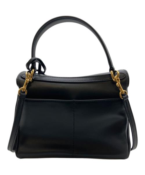 BALENCIAGA（バレンシアガ）BALENCIAGA (バレンシアガ) RODEO TOP HANDLE MINI/ロデオ レザー2WAYミニハンドバッグ ブラック サイズ:MINI/ミニの古着・服飾アイテム