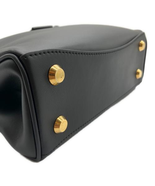 BALENCIAGA（バレンシアガ）BALENCIAGA (バレンシアガ) RODEO TOP HANDLE MINI/ロデオ レザー2WAYミニハンドバッグ ブラック サイズ:MINI/ミニの古着・服飾アイテム