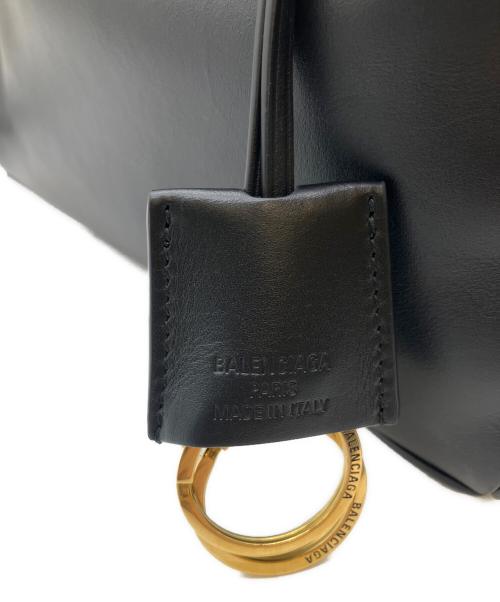 BALENCIAGA（バレンシアガ）BALENCIAGA (バレンシアガ) RODEO TOP HANDLE MINI/ロデオ レザー2WAYミニハンドバッグ ブラック サイズ:MINI/ミニの古着・服飾アイテム