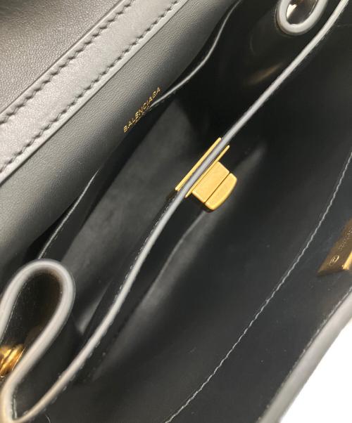 BALENCIAGA（バレンシアガ）BALENCIAGA (バレンシアガ) RODEO TOP HANDLE MINI/ロデオ レザー2WAYミニハンドバッグ ブラック サイズ:MINI/ミニの古着・服飾アイテム