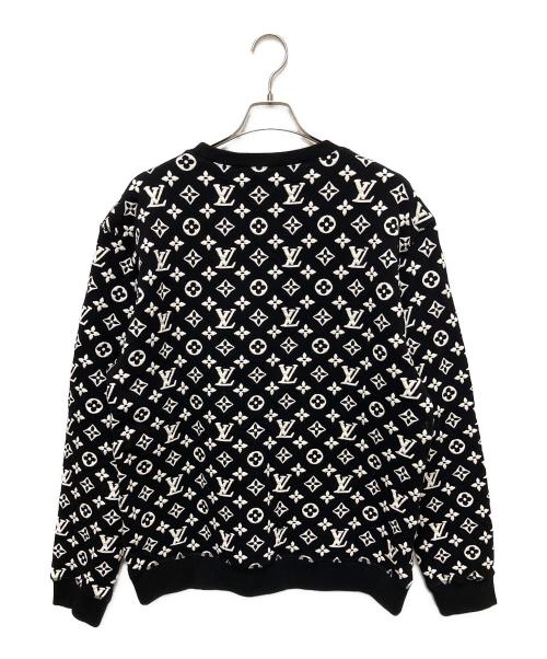 LOUIS VUITTON（ルイ ヴィトン）LOUIS VUITTON (ルイ ヴィトン) 20SS フルモノグラム ジャガード スウェット ブラック×ホワイト サイズ:XLの古着・服飾アイテム