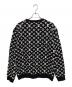 LOUIS VUITTON (ルイ ヴィトン) 20SS フルモノグラム ジャガード スウェット ブラック×ホワイト サイズ:XL：130000円