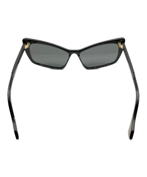 GUCCI（グッチ）GUCCI (グッチ) キャットアイサングラス ブラック サイズ:58☐15の古着・服飾アイテム