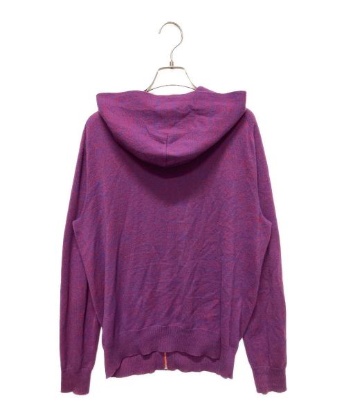 LOUIS VUITTON（ルイ ヴィトン）LOUIS VUITTON (ルイ ヴィトン) カシミヤジップパーカー バイオレット サイズ:XSの古着・服飾アイテム