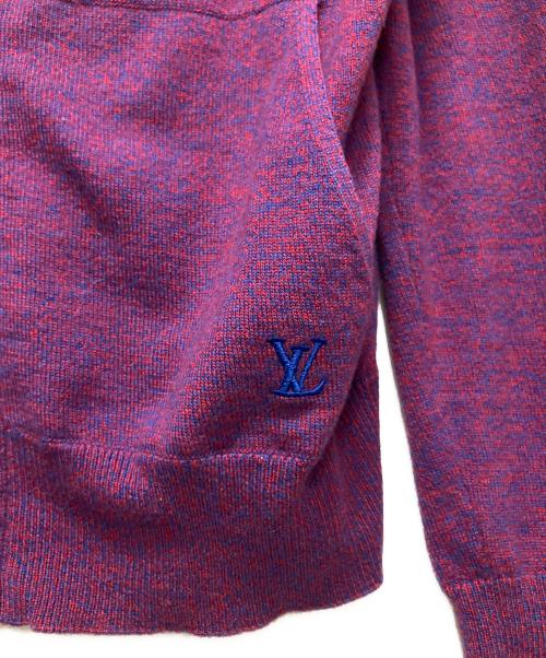 LOUIS VUITTON（ルイ ヴィトン）LOUIS VUITTON (ルイ ヴィトン) カシミヤジップパーカー バイオレット サイズ:XSの古着・服飾アイテム