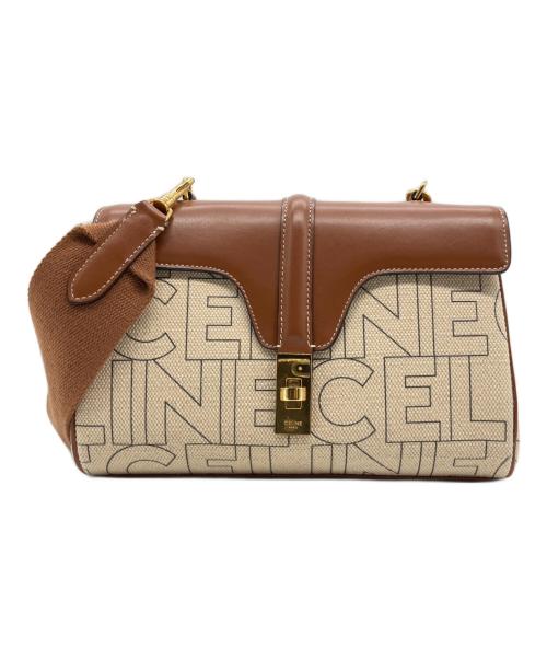 CELINE（セリーヌ）CELINE (セリーヌ) Teen Soft16Bag/ティーンソフト16ショルダーバッグ/ ブラウンの古着・服飾アイテム