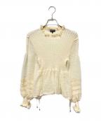 CHANELシャネル）の古着「バルーンニット」｜アイボリー