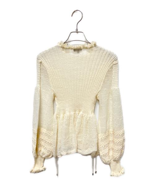 CHANEL（シャネル）CHANEL (シャネル) バルーンニット アイボリー サイズ:40の古着・服飾アイテム