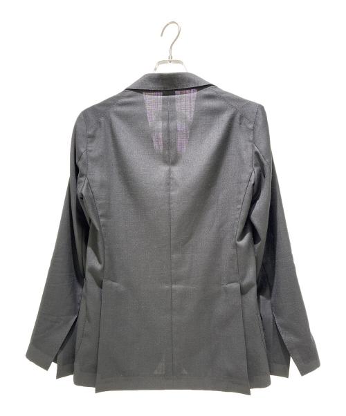 TAGLIATORE（タリアトーレ）TAGLIATORE (タリアトーレ) シアサッカーテーラードジャケット ブラック サイズ:44の古着・服飾アイテム