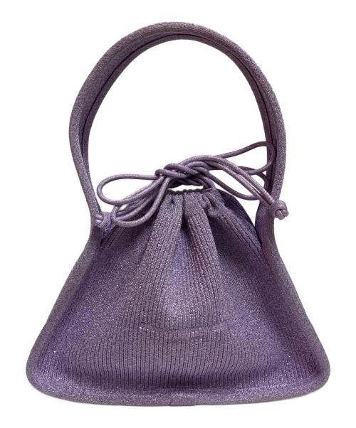ALEXANDER WANG（アレキサンダー・ワン）ALEXANDER WANG (アレキサンダーワン) ライアンリブニットスモールバッグ バイオレットの古着・服飾アイテム