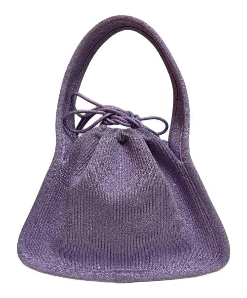 ALEXANDER WANG（アレキサンダー・ワン）ALEXANDER WANG (アレキサンダーワン) ライアンリブニットスモールバッグ バイオレットの古着・服飾アイテム