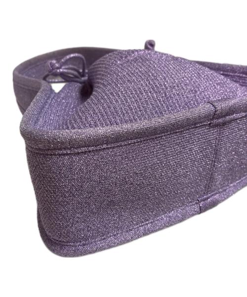 ALEXANDER WANG（アレキサンダー・ワン）ALEXANDER WANG (アレキサンダーワン) ライアンリブニットスモールバッグ バイオレットの古着・服飾アイテム