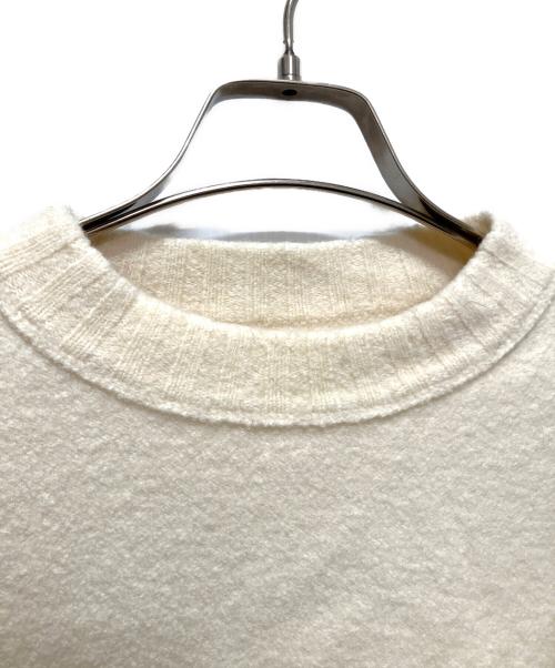 JIL SANDER（ジルサンダー）JIL SANDER (ジルサンダー) クルーネック プルオーバーニット ホワイト サイズ:Sの古着・服飾アイテム