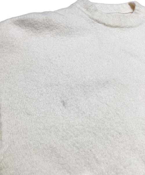 JIL SANDER（ジルサンダー）JIL SANDER (ジルサンダー) クルーネック プルオーバーニット ホワイト サイズ:Sの古着・服飾アイテム
