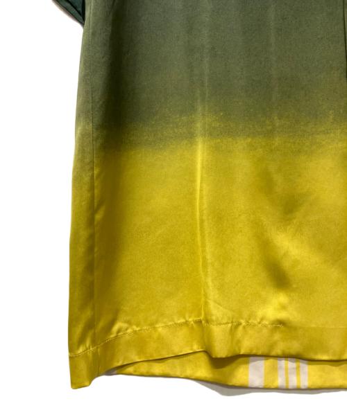 JIL SANDER（ジルサンダー）JIL SANDER (ジルサンダー) 23SS gradient-effect short-sleeve shirt/グラデーションオープンカラーシャツ グリーン サイズ:37の古着・服飾アイテム