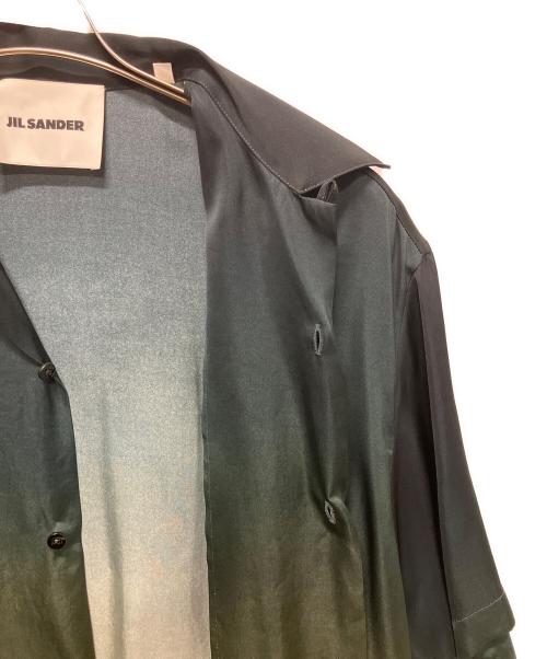 JIL SANDER（ジルサンダー）JIL SANDER (ジルサンダー) 23SS gradient-effect short-sleeve shirt/グラデーションオープンカラーシャツ グリーン サイズ:37の古着・服飾アイテム