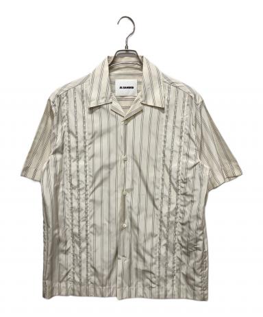 中古・古着通販】JIL SANDER (ジルサンダー) ストライプオープンカラー