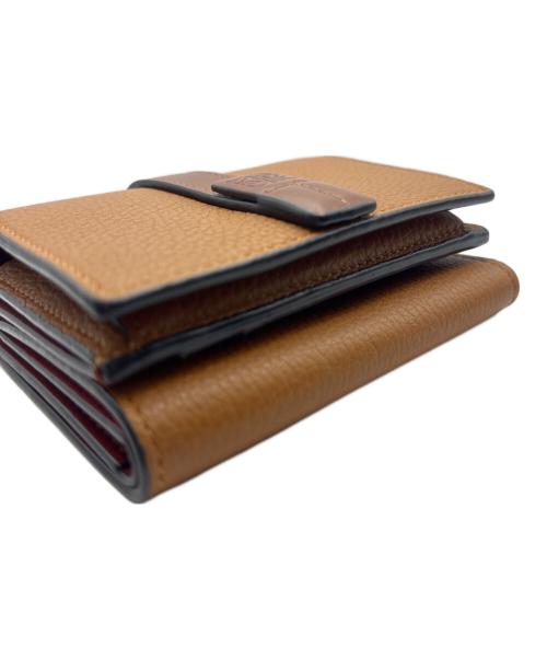 LOEWE（ロエベ）LOEWE (ロエベ) トライフォールド ウォレット ブラウンの古着・服飾アイテム