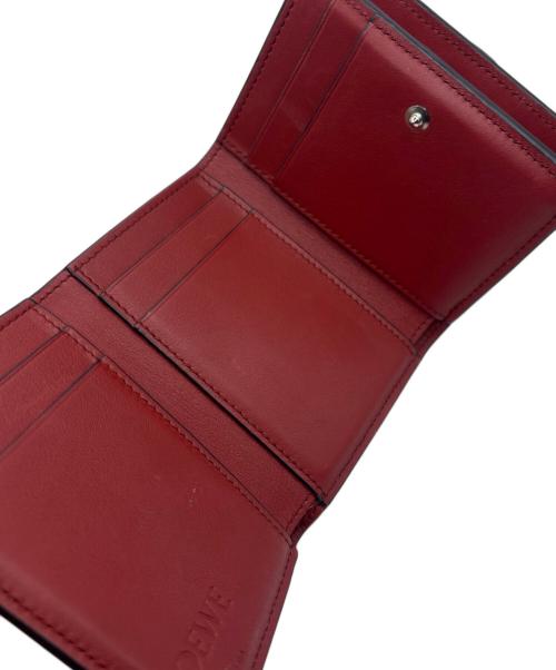 LOEWE（ロエベ）LOEWE (ロエベ) トライフォールド ウォレット ブラウンの古着・服飾アイテム