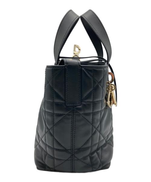 Christian Dior（クリスチャン ディオール）Christian Dior (クリスチャン ディオール) Toujours バーティカル トートバッグ スモール/マクロカナージュ・トゥジュール・バーティカル ブラックの古着・服飾アイテム